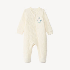 Pijamas de bebé niño con cremallera acolchados con motivos de estrellas 