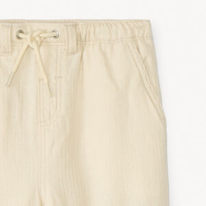 Pantalón recto de lona con bolsillos cargo para bebé niño 