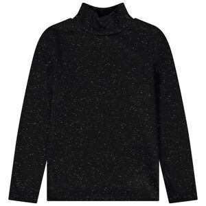 Camiseta de cuello alto en jersey para niña 