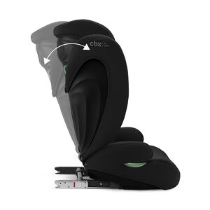 Asiento de coche con cinturón Solution B i-Fix volcano black 