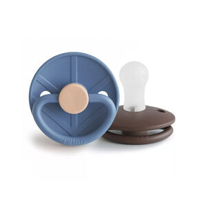 Pack de 2 chupetes de silicona 6-18M Little Viking Ocean/ Cocoa 