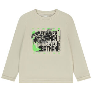 Camiseta manga larga estampado Batman Warner para niño 
