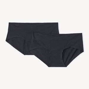 Lot de 2 culottes de grossesse unies  Main Lot de 2 culottes de grossesse unies