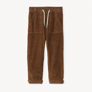 Pantalon en velours côtelé doublé pour bébé garçon 