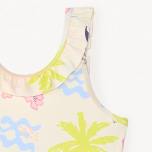 Bañador de una pieza con estampado divertido para niña 
