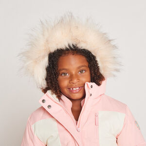 Chaqueta de esquí impermeable efecto color block niña 