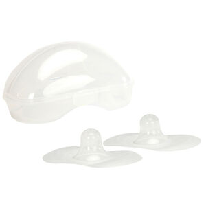 Lote de 2 protectores de pezones con caja de almacenamiento Mommy 