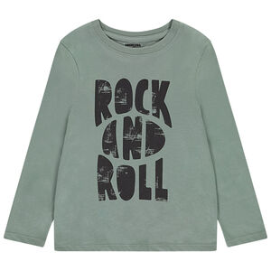 Camiseta de manga larga estampada para niño 