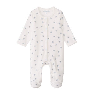 Pijama de terciopelo - Flores pequeñas 