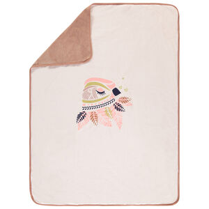 Manta con estampado de pájaros brillantes  Main Manta con estampado de pájaros brillantes