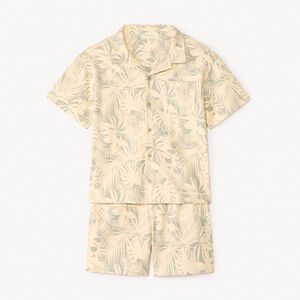 Conjunto de 2 piezas: camisa + bermuda de estilo hawaiano para niño 