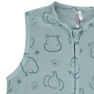 Saquito de dormir sin mangas en doble gasa TOG 0.5 estampado animales para bebé niño 