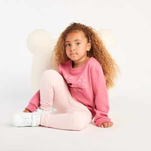 Sudadera de felpa estampada para niña 