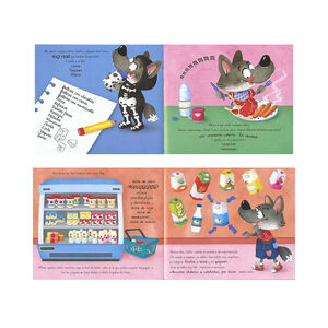 Livre "Lobito en el súper" +4 ans 