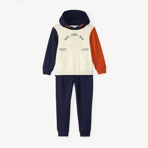 Conjunto de chándal con sudadera con capucha para niño 