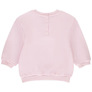 Sudadera de felpa oversize con motivo fantasía niña. 