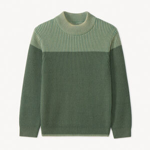 Pull en tricot perlé effet color block pour garçon  Main Pull en tricot perlé effet color block pour garçon