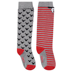 Pack de 2 medias gruesas con dibujo Minnie y Mickey Disney Main Pack de 2 medias gruesas con dibujo Minnie y Mickey Disney