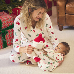 Peluche oso de Navidad en sherpa para bebé 