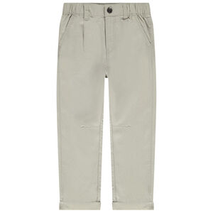 Pantalón chino con cintura elástica niño 