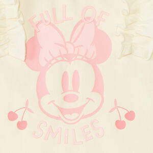 Mono de tirantes con volante de Minnie Disney para bebé niña 