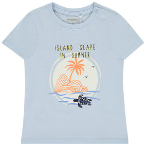 Camiseta de manga corta con estampado fantasía para bebé niño 