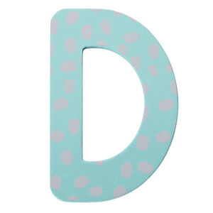 Letra de madera decorativa D 
