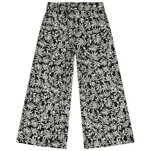 Pantalón fluido acampanado estampado follaje niña 