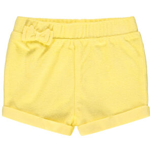 pantalon corto en rizo con nudo en cintura Main pantalon corto en rizo con nudo en cintura