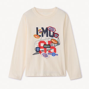 T-shirt manches longues uni Cars Disney pour garçon  
