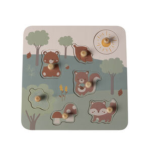 Puzzle de madera 7 piezas Rey de los Bosques 