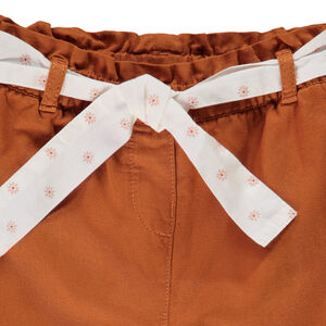 Pantalón de lyocell con nudo decorativo para bebé niña 