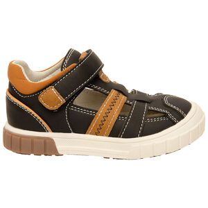 Zapatillas perforadas efecto cuero con velcro para bebé niño 