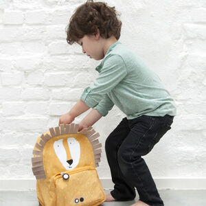 Mochila escolar pequeña Mr. Lion 