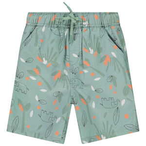 Bermudas estampadas con elefantes para bebé niño 