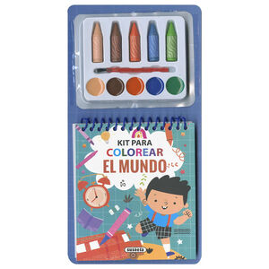 Libro para colorear El mundo +5 años 
