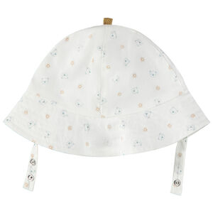 Bob de popelina estampado ositos/soles para bebé niño 