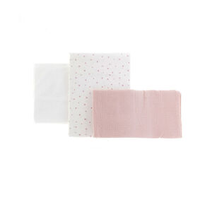 Juego de sábanas para minicuna de 80x120 "Magia rosa" 