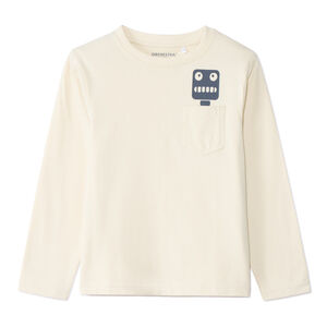 Camiseta de manga larga con estampado divertido de animal para niño  Main Camiseta de manga larga con estampado divertido de animal para niño