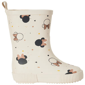 Botas de agua de goma con estampado de Minnie Disney para bebé niña 