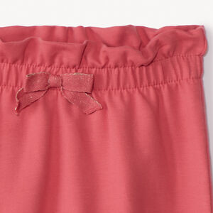 Pantalón jogging de felpa con cintura elástica y volante para bebé niña 