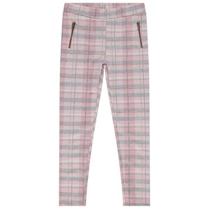 Jeggings a cuadros para niña 