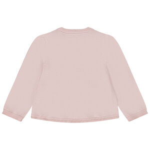 Gilet de punto liso para bebé niña 