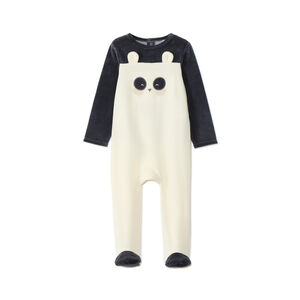 Pelele de terciopelo con diseño fantasía para bebé niño 