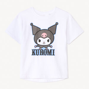 Camiseta de manga corta fantaisie Kuromi para niña  Main Camiseta de manga corta fantaisie Kuromi para niña