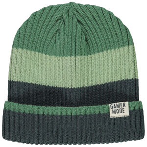 Gorro de punto a rayas para niño 