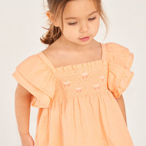 Túnica con volantes para bebé niña 