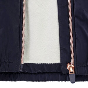 Chubasquero con capucha efecto satinado para bebé niña 