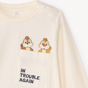 Camiseta de manga larga Tic y Tac Disney para bebé niño 