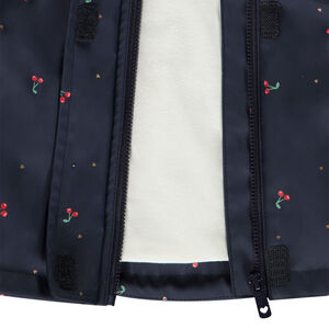 Parka de goma impermeable con estampado de cerezas para bebé niña  Main Parka de goma impermeable con estampado de cerezas para bebé niña